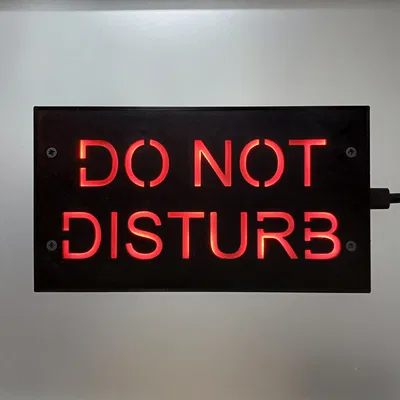 Bảng DO NOT DISTURB điều khiển theo trạng thái MS Teams