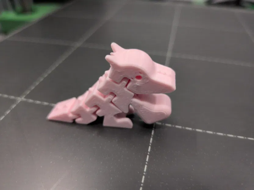 Baby Flexi Pachy Valentine cầm trái tim (Flexi Pachycephalosaurus) - Image 1