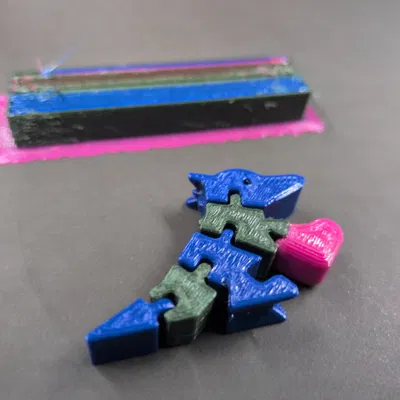 Baby Flexi Pachy Valentine cầm trái tim (Flexi Pachycephalosaurus)