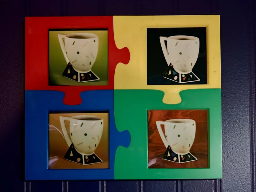 Khung Ảnh Xếp Hình Polaroid (Polaroid Puzzle Picture Frame!) - Image 1