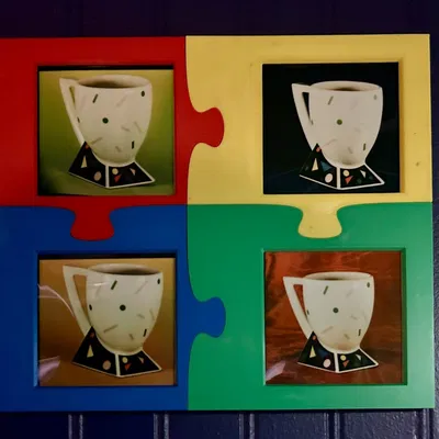 Khung Ảnh Xếp Hình Polaroid (Polaroid Puzzle Picture Frame!)