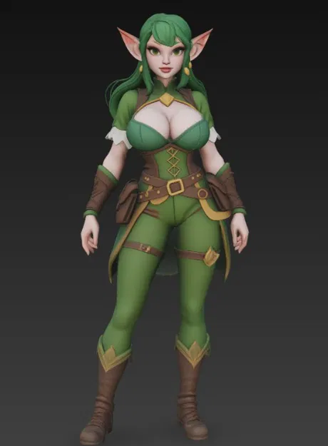 Nữ tiên elf phiêu lưu quyến rũ (Sexy Elf Adventurer) - Image 4