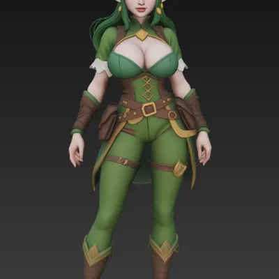 Nữ tiên elf phiêu lưu quyến rũ (Sexy Elf Adventurer)