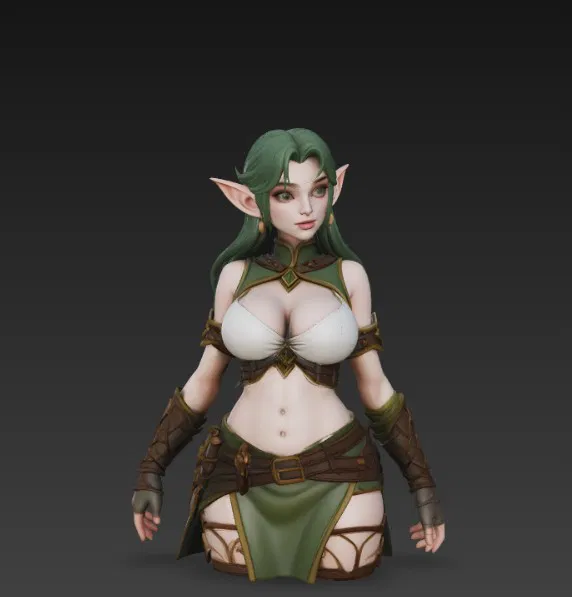 Nữ elf phiêu lưu (Elf Adventurer) - Image 4