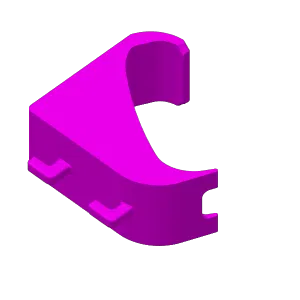 Ngàm treo tay cầm PS5 DualSense (bản chỉnh sửa) cho Ikea Skadis