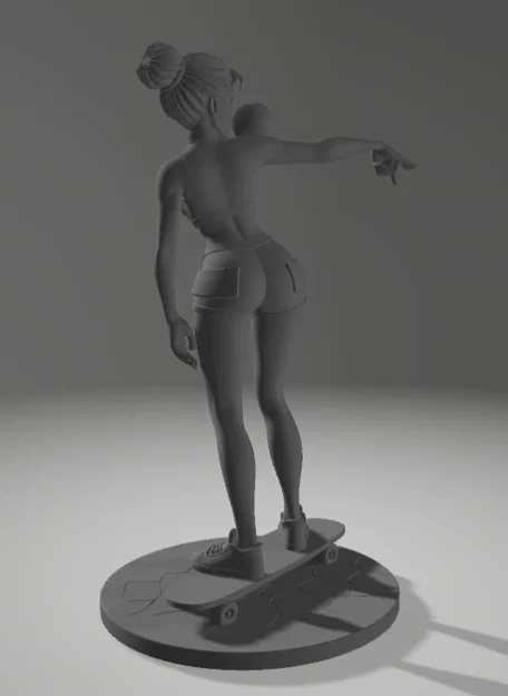 Bubble Girl ở trên ván trượt - Image 3