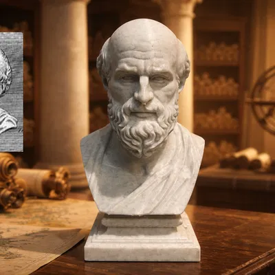 Eratosthenes of Cyrene - Ératosthène de Cyrène — Bust