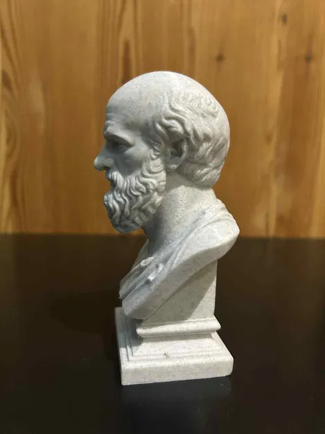 Eratosthenes of Cyrene - Ératosthène de Cyrène — Bust - Image 3