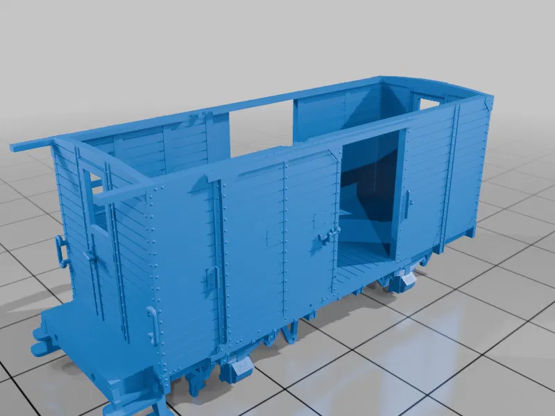 TTm - Toa hành lý 1000mm 905-151 (NWE 151) tỉ lệ 1:120 - Image 3