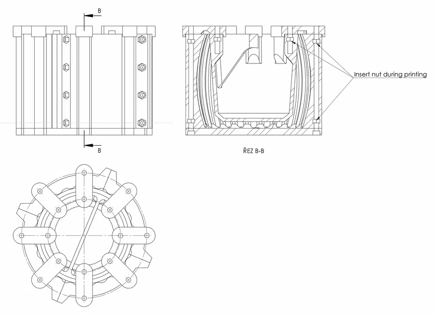 Khuôn đúc chậu cây bê tông (Concrete planter mold) - Image 3