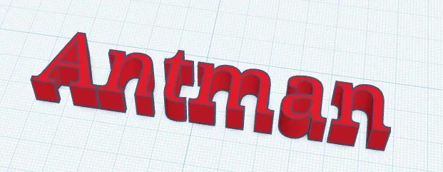 Bảng tên "Antman" / Tag "Antman" - Image 1