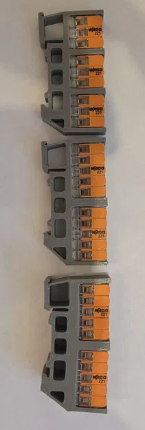 Ngàm gắn DIN Rail cho Wago 221-(413, 415, 420) - Image 2