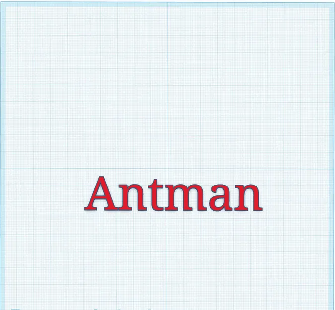 Bảng tên "Antman" / Tag "Antman" - Image 2