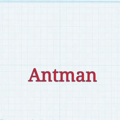 Bảng tên "Antman" / Tag "Antman"