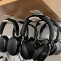 Giá treo tai nghe gắn mặt dưới kệ/tủ (Underside headphones holder) - Thumbnail 1