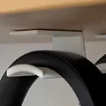 Giá treo tai nghe gắn mặt dưới kệ/tủ (Underside headphones holder) - Thumbnail 3