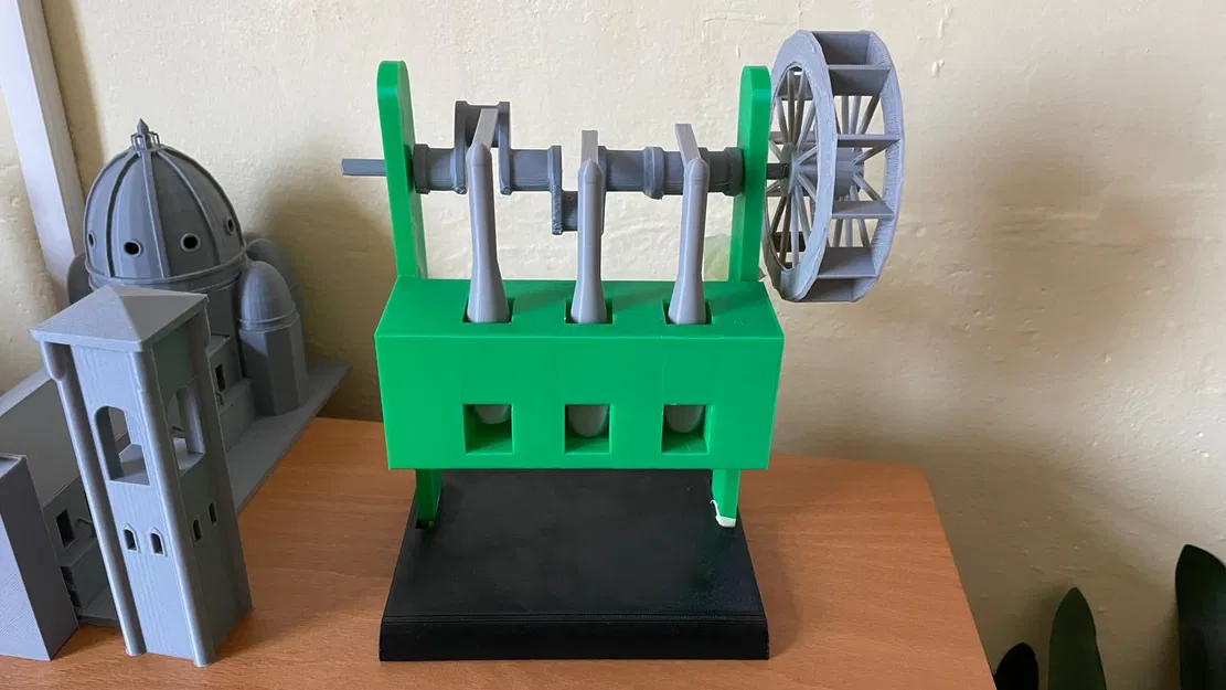 Stamp mill (mô hình có thể xoay) - Image 1