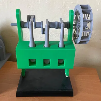 Stamp mill (mô hình có thể xoay)