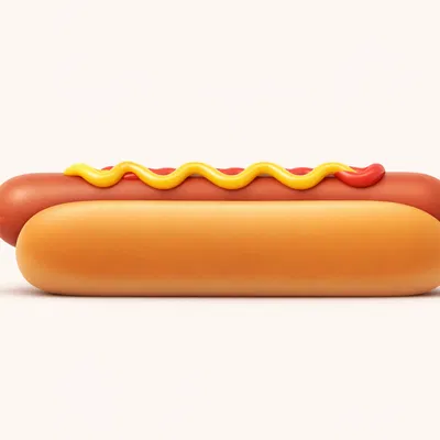 Móc khóa xúc xích hotdog dẻo (Flexible hotdog keychain)