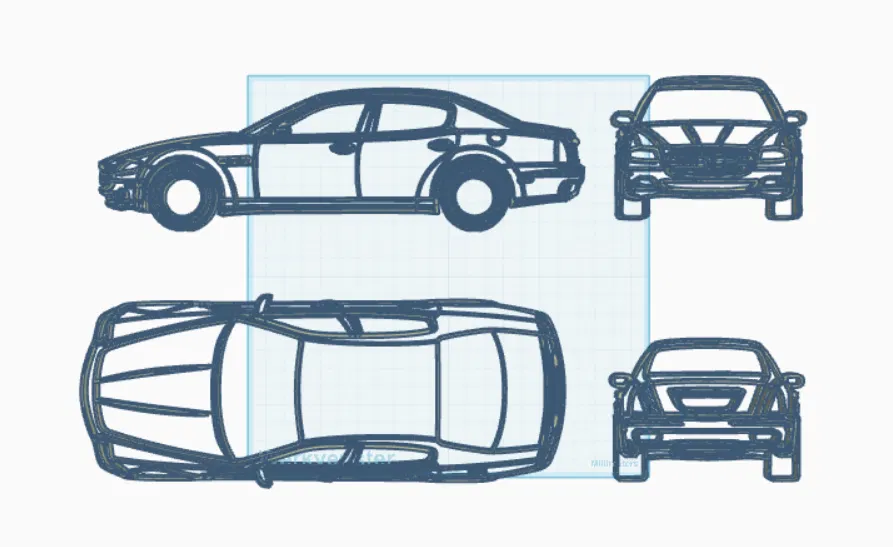 4 silhouette Maserati - Image 1