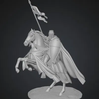 Hiệp sĩ Thập tự chinh cưỡi ngựa trắng