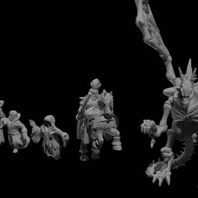 Các unit Nekropolis Heroes 3 cho tabletop gaming (28mm)