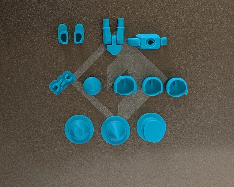 Nhân Vật Đồ Chơi Khớp Có Tùy Chọn Nón – Mô Hình 3D In Được Cho Bé Chơi Tưởng Tượng - Image 5