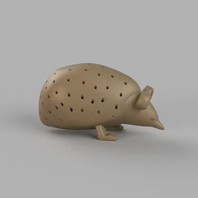 Giá cắm tăm hình nhím (Porcupine Toothpick Holder)