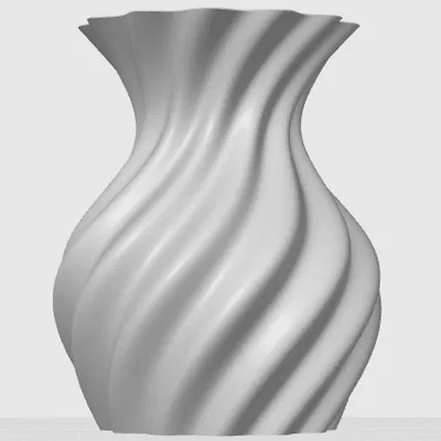 Schöne Vase – Bình hoa nhỏ với thiết kế xoắn