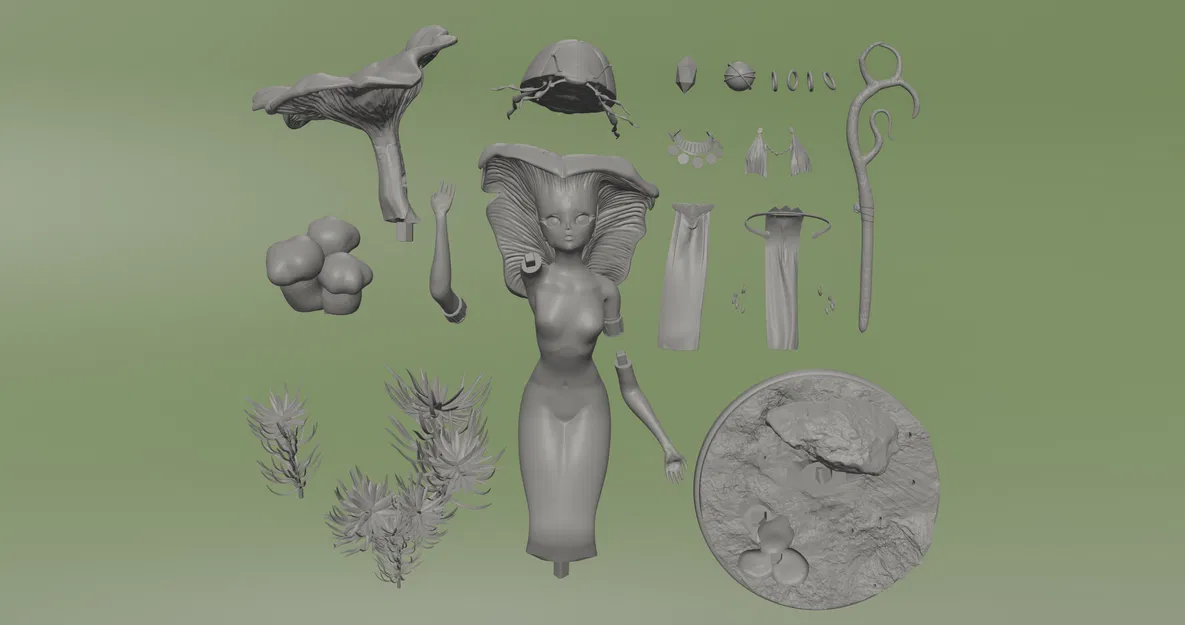 Mushroom Fairy 01 (phiên bản free) - Image 3