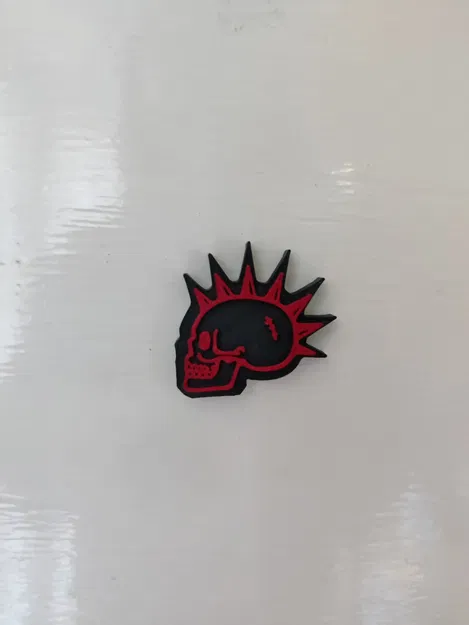 Nam châm Skull Punk - Image 1