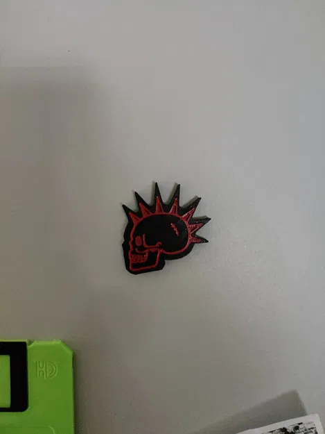 Nam châm Skull Punk - Image 2