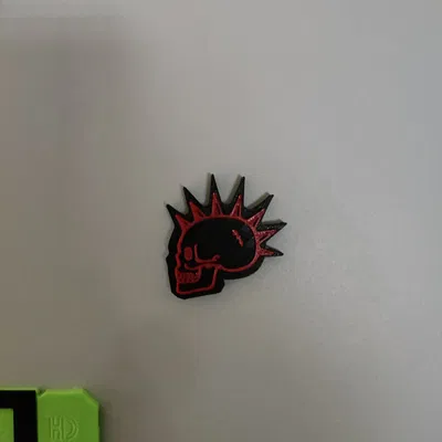 Nam châm Skull Punk