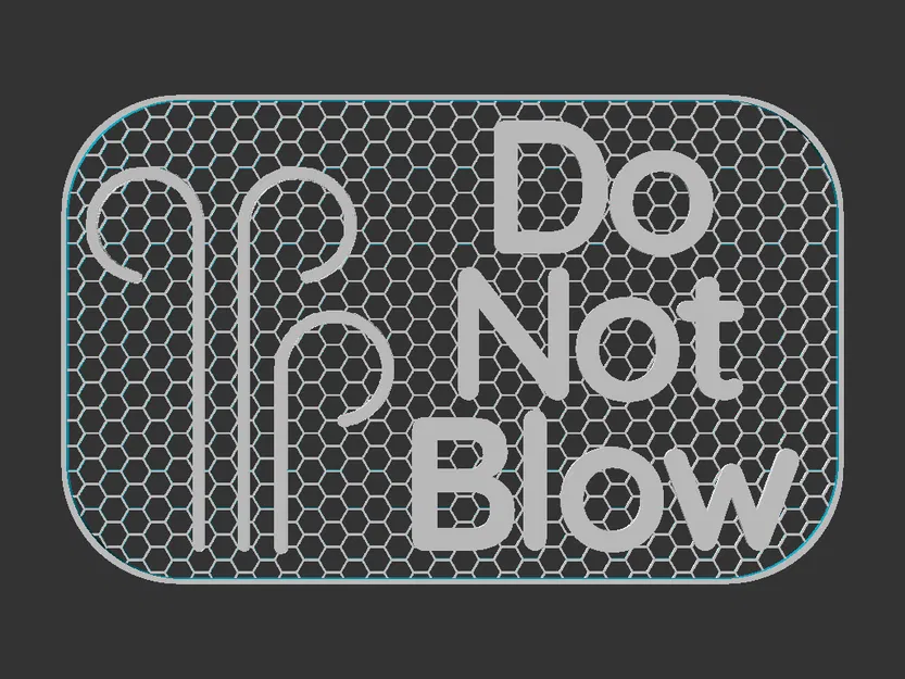 Biển “Do Not Blow” (Không thổi) - Image 2
