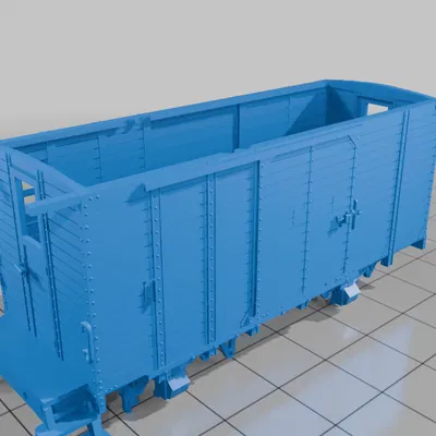 H0m - 1000mm Gepäckwagen 905-151 (NWE 151) tỉ lệ 1:87