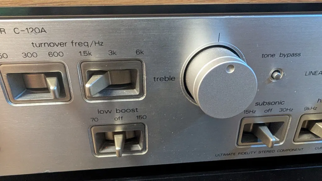 Luxman Lever Switch M-120A – Cần gạt cho ampli Luxman vintage - Image 4