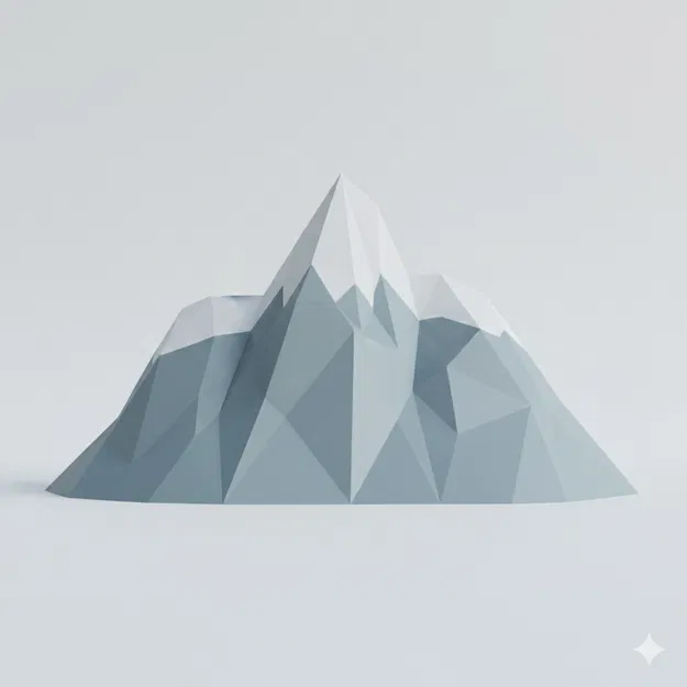 Núi Low Poly (Mountain Low Poly) - Image 1