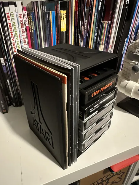 Giá đỡ cartridge & sách hướng dẫn Atari 2600 và 7800 - Image 1