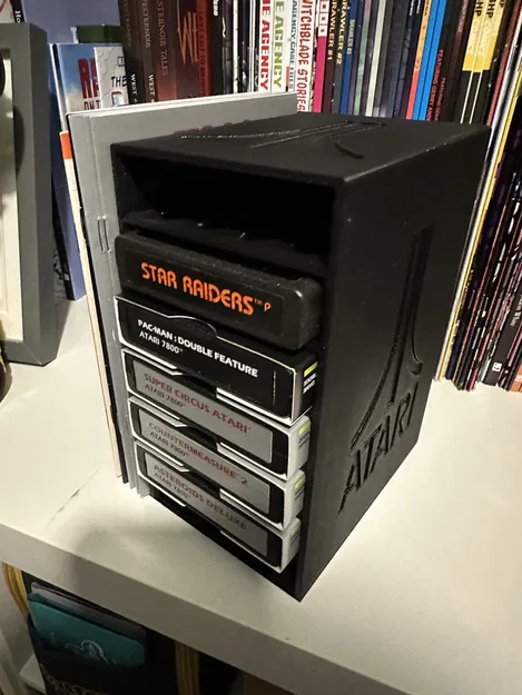 Giá đỡ cartridge & sách hướng dẫn Atari 2600 và 7800 - Image 2