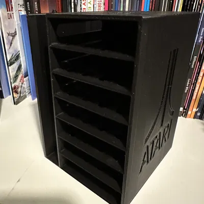 Giá đỡ cartridge & sách hướng dẫn Atari 2600 và 7800