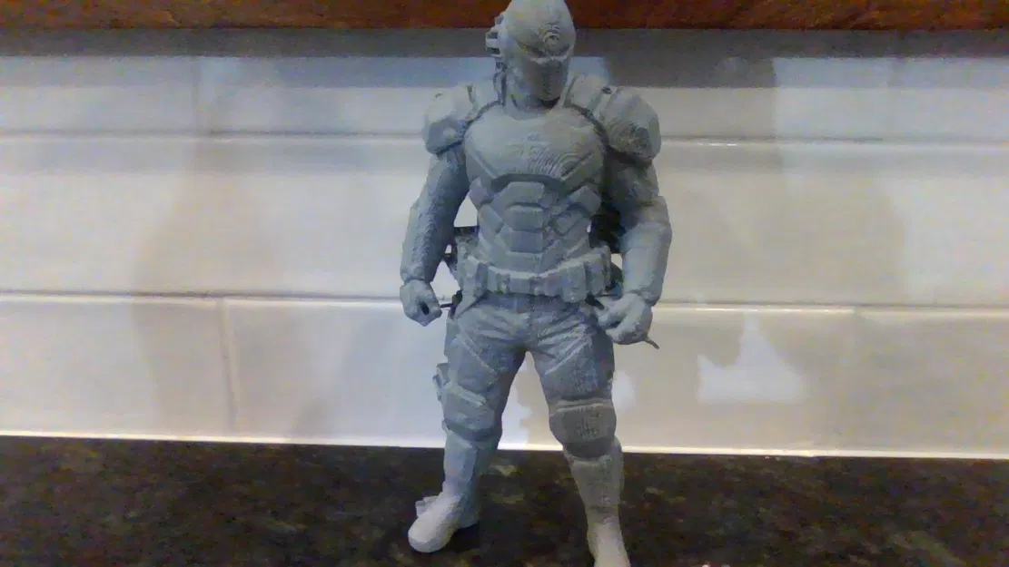 Iron Forge (Nhân vật gốc tự tạo) – Action Figure giáp sci-fi tông tối - Image 1