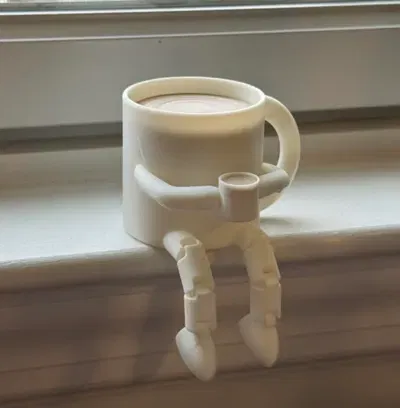 Coffee Cup Buddy – Bạn đồng hành ly cà phê (khớp nối) - Image 1