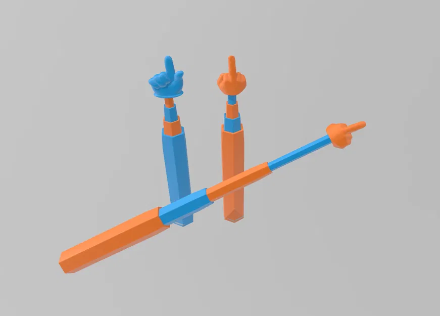 Ngón Giữa/Ngón Trỏ Chỉ Trỏ Có Thể Kéo Dài (Extendable Pointing Finger) - Image 1