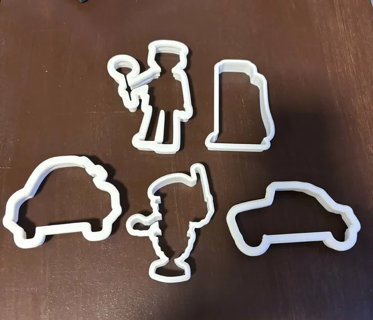 Khuôn cắt bánh quy chủ đề ô tô & phương tiện giao thông - Image 1