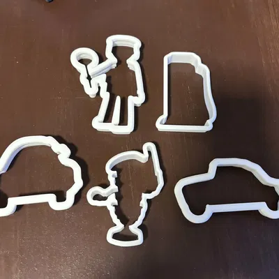 Khuôn cắt bánh quy chủ đề ô tô & phương tiện giao thông