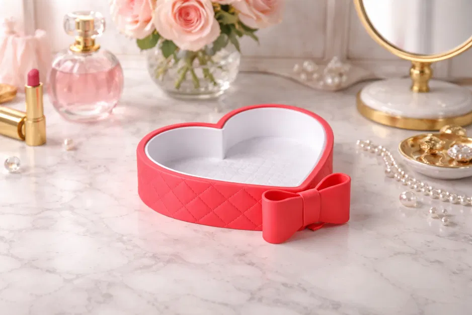 Khay trái tim Amorette đựng đồ lặt vặt, điểm nơ - Image 1