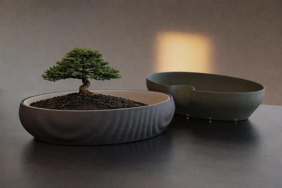 Chậu Bonsai Stillwater – Insert Tự Tưới (Self-Watering) - Image 1