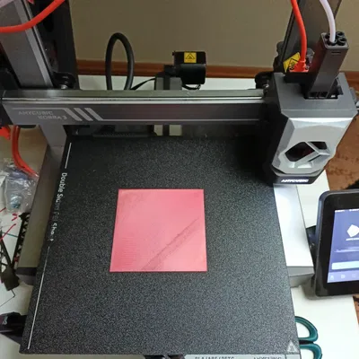 Test first layer 10x10 cm (5 phút)