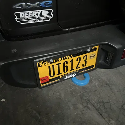Ốp khung biển số Jeep