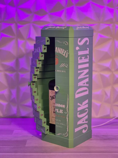 Hộp trưng bày cửa gấp Jack Daniels Apple (Folding door display box) - Image 6